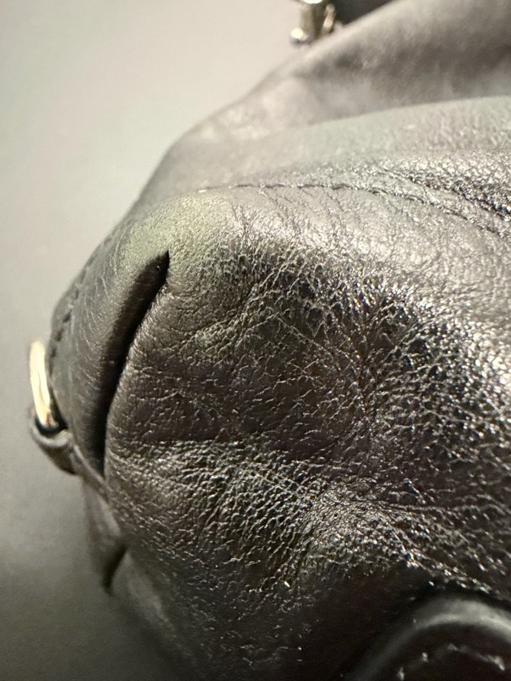 Coach Ashley Leather Satchel F15445 Black Shoulder Bag - Picture 12 of 15